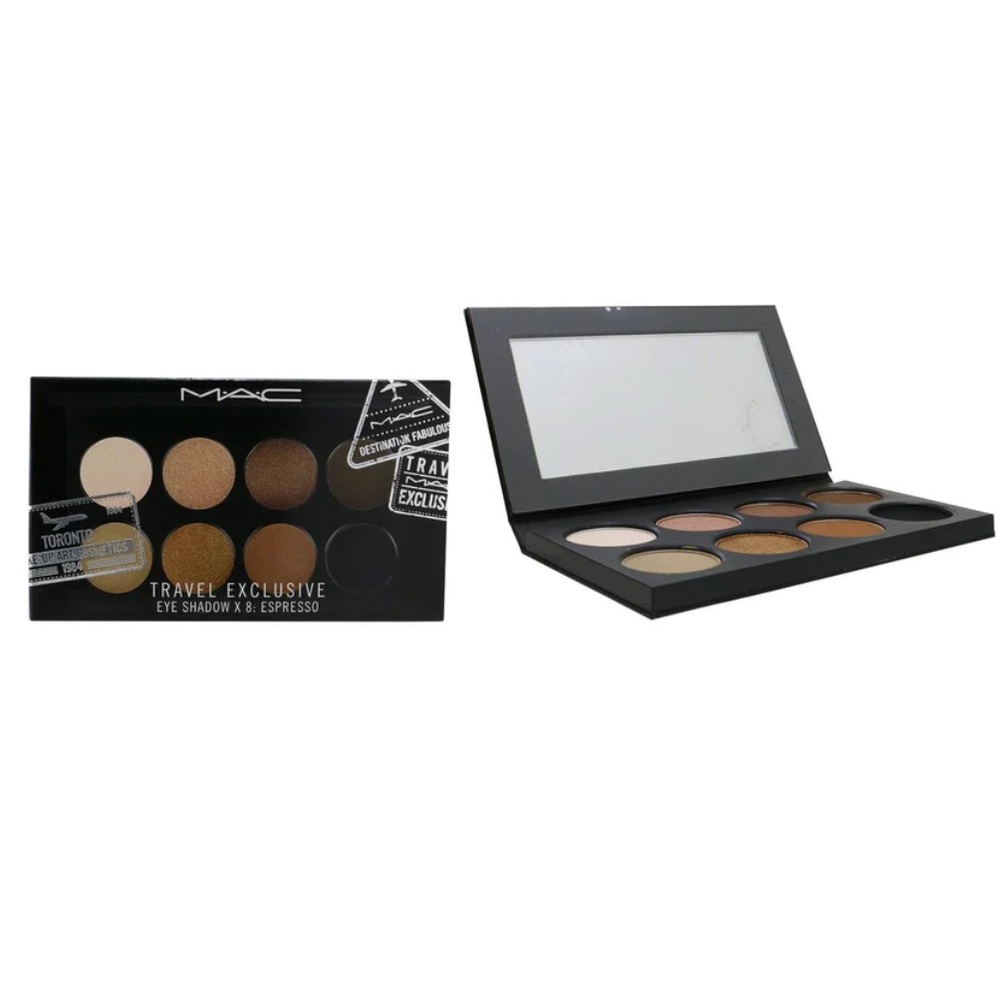 🌟LE🌟MAC Travel Exclusive Eyeshadow x 8- Espresso
